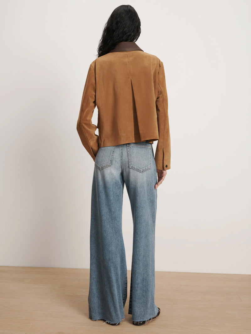 Walters Cropped Barn Jacket in Whisky