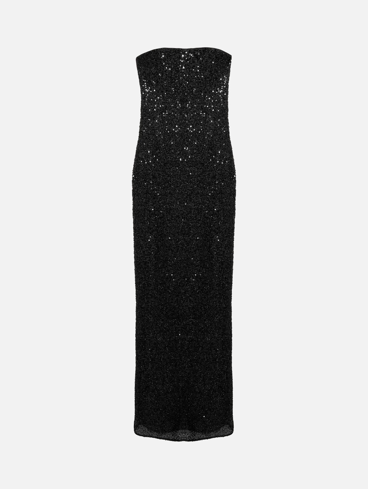 Xyla Sleeveless Midi Dress in Black