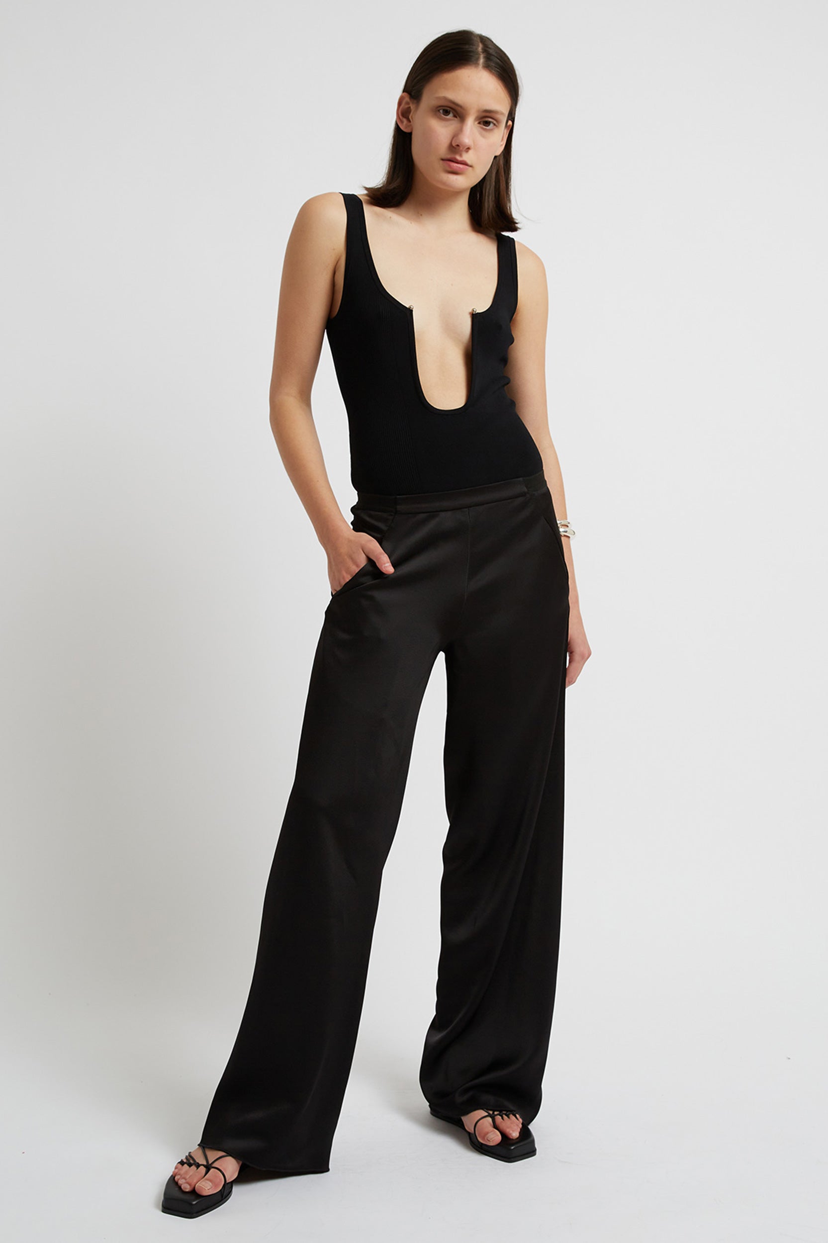 Bias Trouser in Black