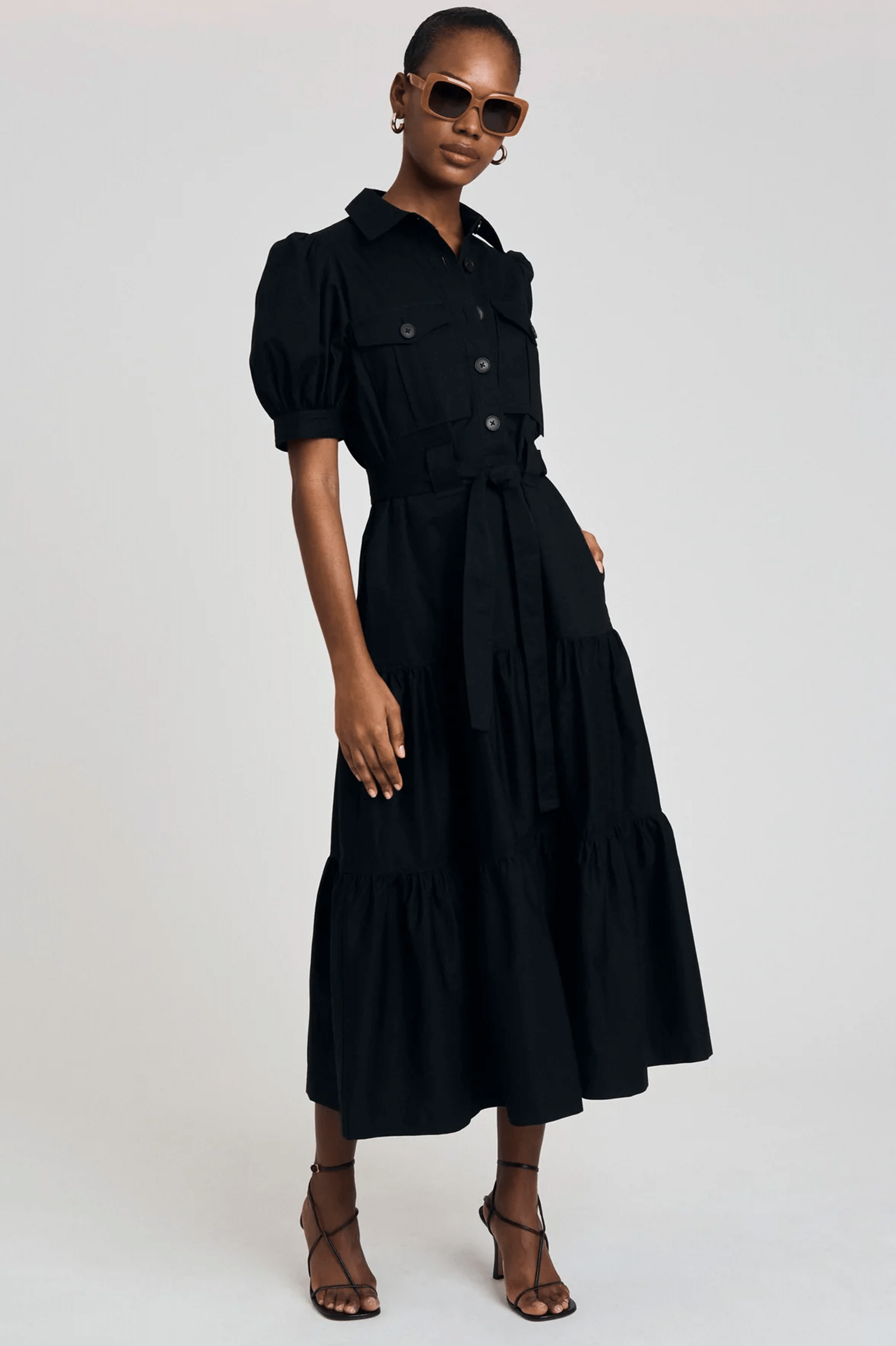 Buffy Utility Dress in Black