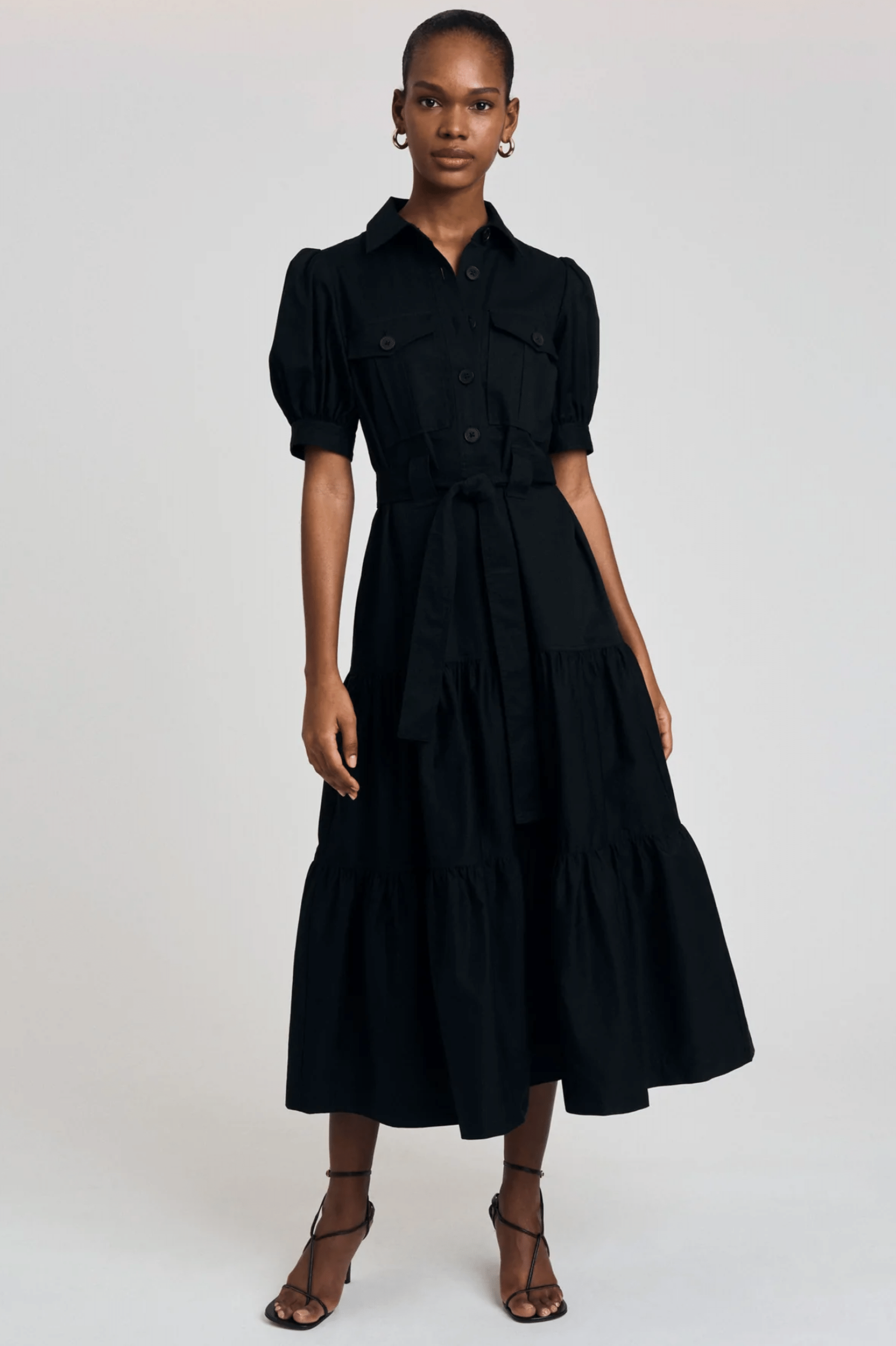 Buffy Utility Dress in Black