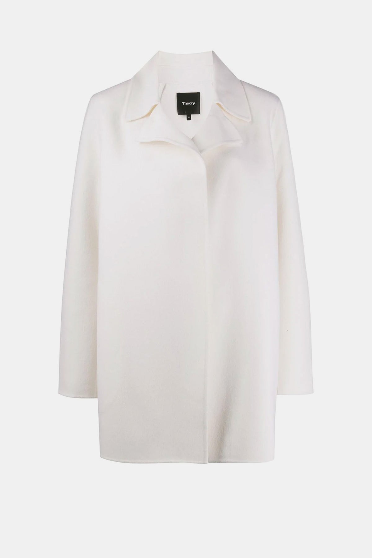 Clairene Wool Cashmere Coat in Ivory