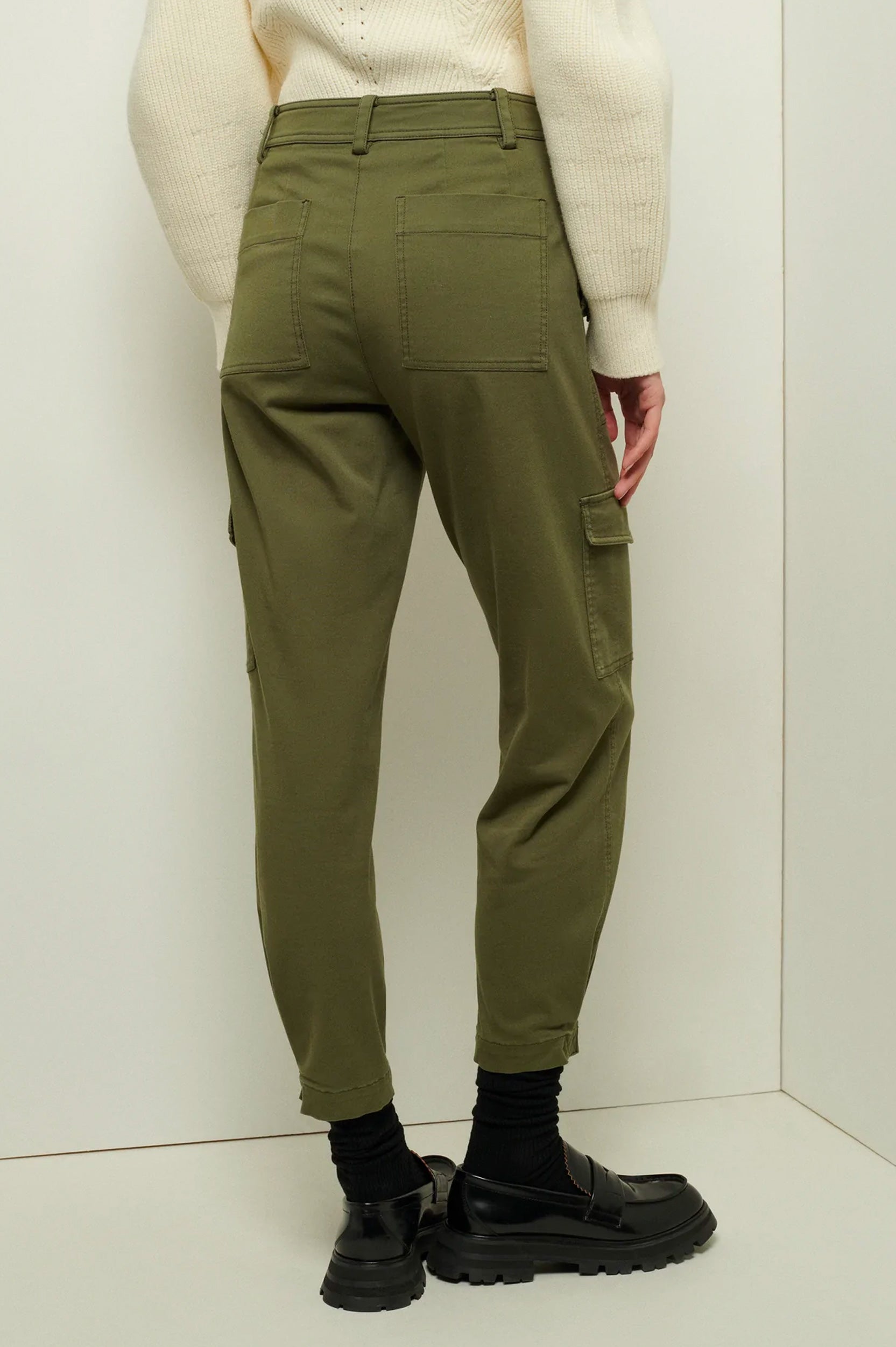 Elian Utility Pant in Fatigue Green