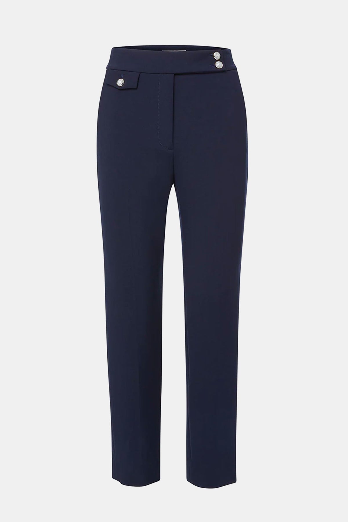 Renzo Pant in Navy with Silver Buttons