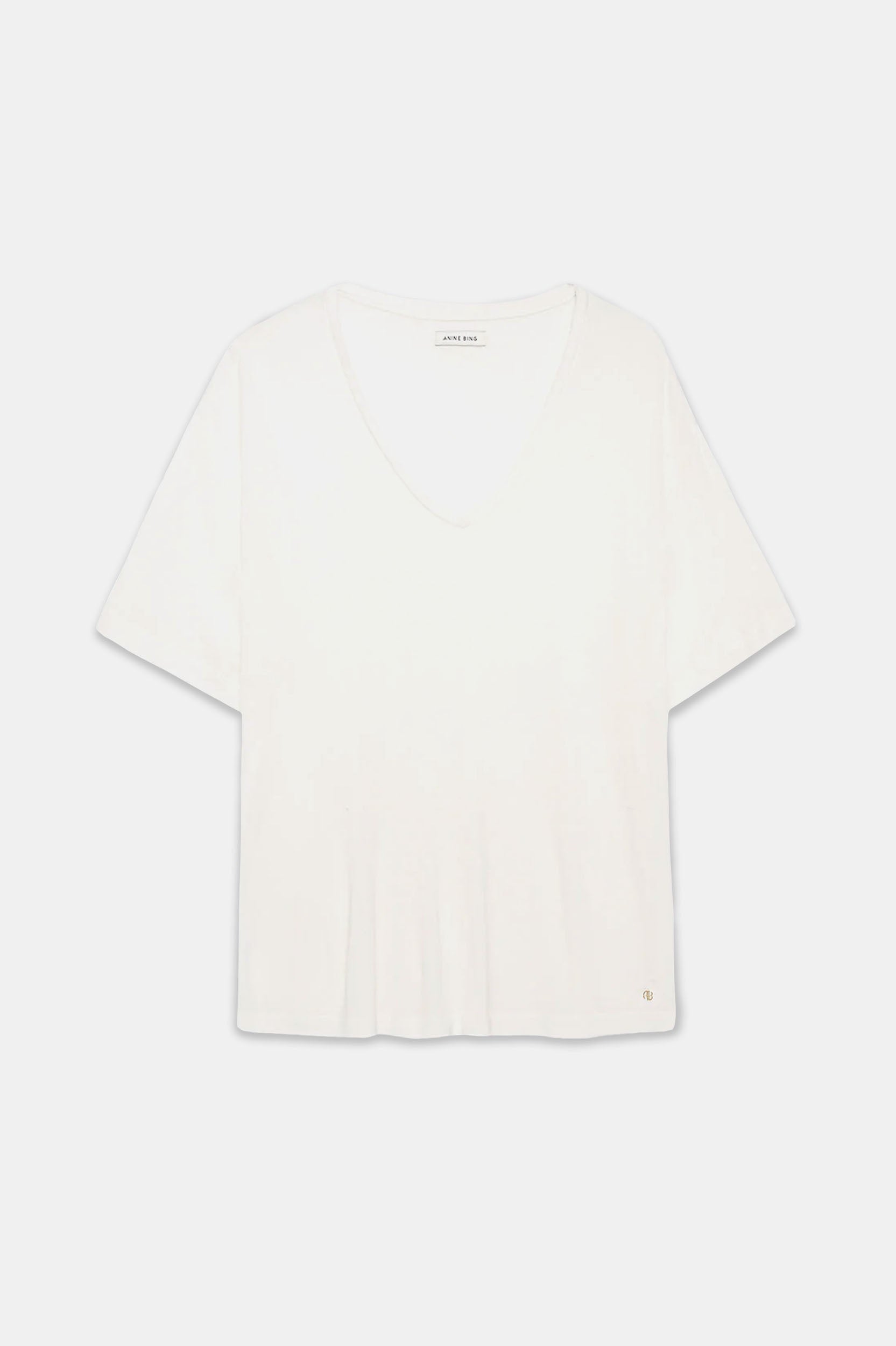 Vale Tee in Off White Cashmere Blend